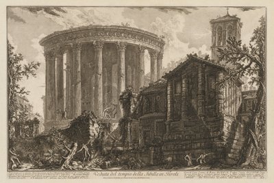 Views of Rome: Temple of the Sibyl at Tivoli by Giovanni Battista Piranesi