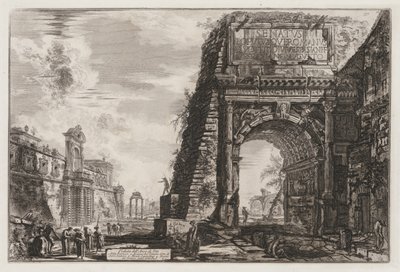 Views of Rome: The Arch of Titus by Giovanni Battista Piranesi