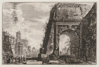 Views of Rome: The Arch of Titus, 1776 by Giovanni Battista Piranesi