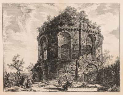 Views of Rome: The So-called Tempio della Tosse, near Tivoli by Giovanni Battista Piranesi