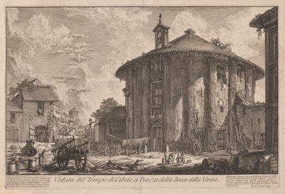 Views of Rome: The Temple of Portunus (?) by Giovanni Battista Piranesi