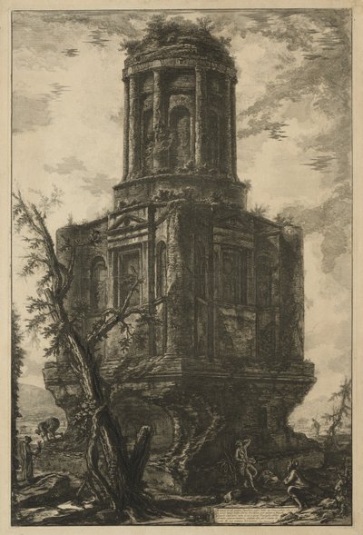Views of Rome: The Tomb, called La Connocchia by Giovanni Battista Piranesi