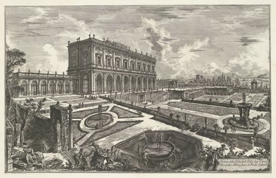 Villa Albani in Rome by Giovanni Battista Piranesi