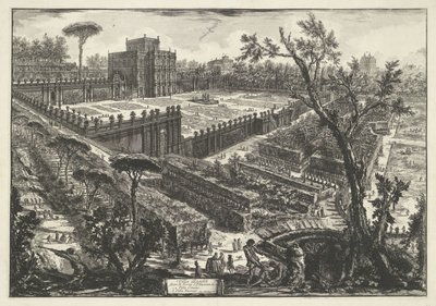 Villa Doria Pamphili in Rome by Giovanni Battista Piranesi