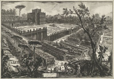 Villa Doria Pamphili in Rome by Giovanni Battista Piranesi