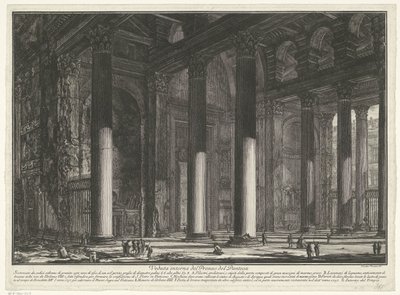 Entrance Hall of the Pantheon in Rome (series title: Views of Rome) by Giovanni Battista Piranesi