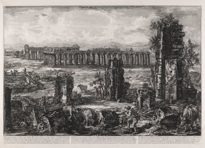 View of What Remains of the Walls A. de l by Giovanni Battista Piranesi