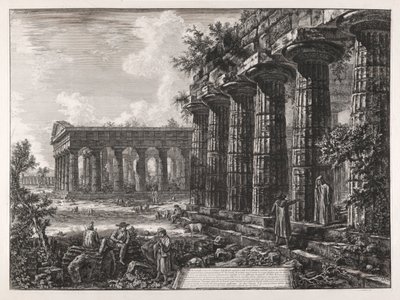View of Some Columns of the Facade Opposite to the Previous Plate by Giovanni Battista Piranesi