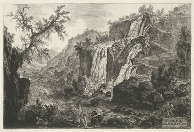 Waterfalls at Tivoli by Giovanni Battista Piranesi