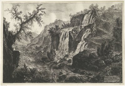 Waterfalls at Tivoli by Giovanni Battista Piranesi