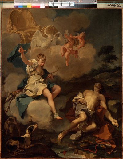 Diana and Endymion by Giovanni Battista Pittoni
