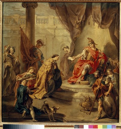 Emperor Honorius Making Constantius His Co-Regent by Giovanni Battista Pittoni