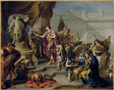 Scipio Paying Homage to Mars by Giovanni Battista Pittoni
