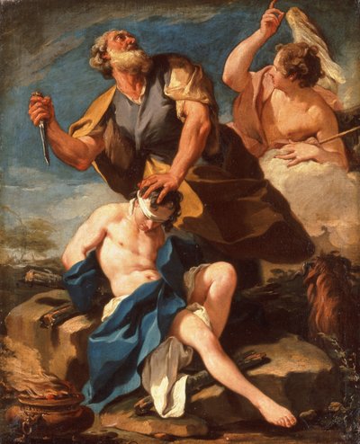 The Sacrifice of Isaac by Giovanni Battista Pittoni