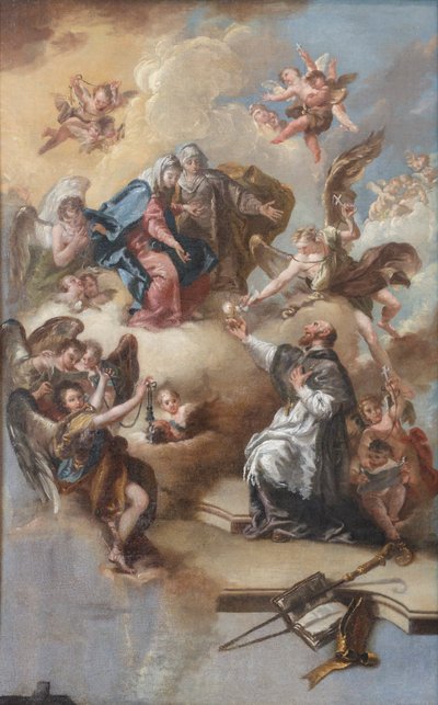 The Establishment of the Order of the Sisters of the Visitation by Giovanni Battista Pittoni