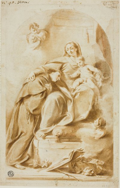 Madonna and Child with Saint Anthony of Padua by Giovanni Battista Pittoni the Younger
