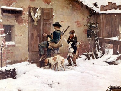 Back from the Hunt by Giovanni Battista Quadrone