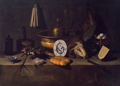 Inside Kitchen by Giovanni Battista Recco