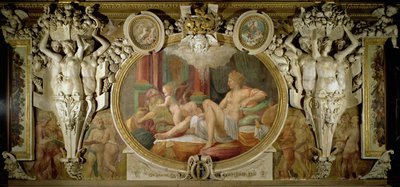 Danae, Decorative Scheme in the Gallery of Francis I (detail) by Giovanni Battista Rosso Fiorentino