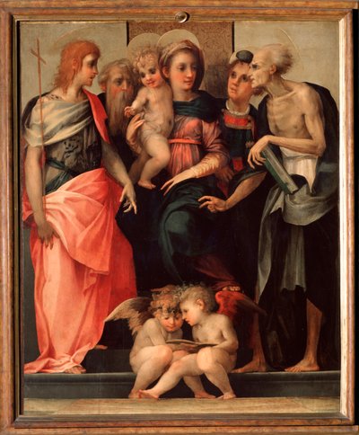 Holy Conversation (Ognissanti Altarpiece) by Giovanni Battista Rosso Fiorentino
