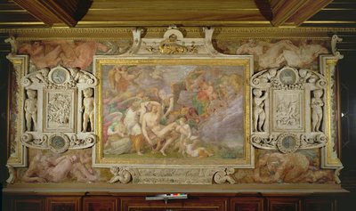 The Death of Adonis, Decorative Scheme in the Gallery of Francis I (detail) by Giovanni Battista Rosso Fiorentino