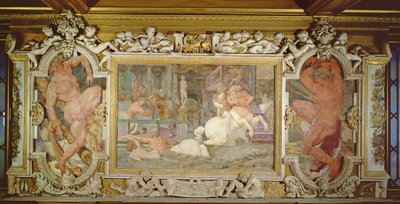 The Education of Achilles, Decorative Scheme in the Gallery of Francis I (detail) by Giovanni Battista Rosso Fiorentino