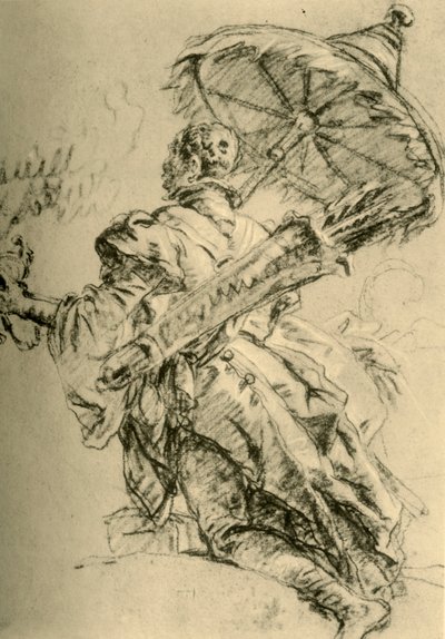 A Moor with Quiver and sunshade by Giovanni Battista Tiepolo