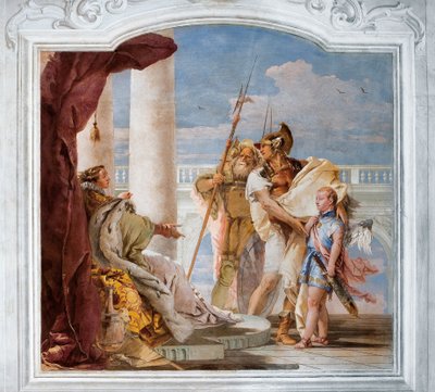 Aeneid Presents Cupid, Disguised as Ascanius, to Dido from the Room of the Aeneid in the Palazzina by Giovanni Battista Tiepolo