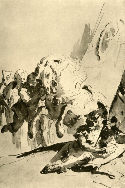 Alexander and Bucephalus, Mid 18th Century, 1928 by Giovanni Battista Tiepolo