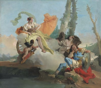 Armida Encounters the Sleeping Rinaldo by Giovanni Battista Tiepolo
