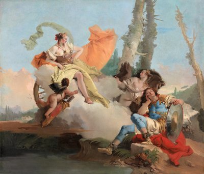 Armida Encounters the Sleeping Rinaldo, 1742-45 by Giovanni Battista Tiepolo