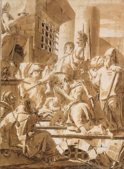 Beheading of Two Male Saints, 1696-1770 by Giovanni Battista Tiepolo