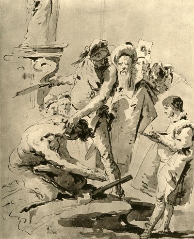 Beheading of a Saint, mid 18th century, 1928 by Giovanni Battista Tiepolo