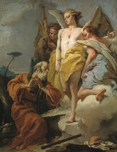 Visit of the Three Angels to Abraham by Giovanni Battista Tiepolo