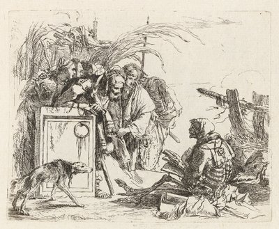 Death Giving Audience, from Various Capriccios by Giovanni Battista Tiepolo