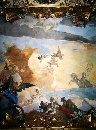 The Course of the Sun (detail) by Giovanni Battista Tiepolo