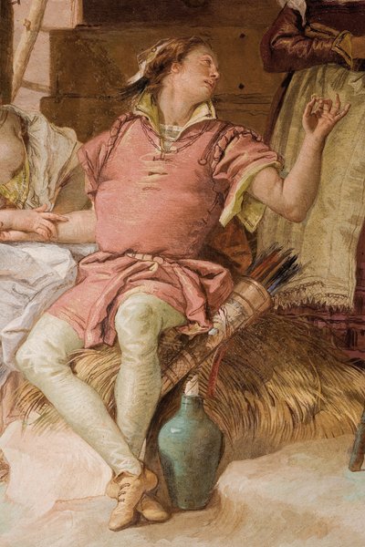 Medoro from Angelica and Medoro Taking Leave of the Peasants (detail) by Giovanni Battista Tiepolo