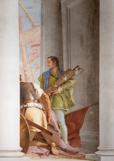 The Greek Fleet in Aulis (detail) by Giovanni Battista Tiepolo