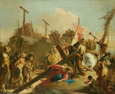 The Carrying of the Cross of Christ by Giovanni Battista Tiepolo