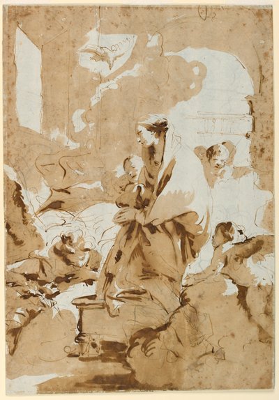 The Annunciation, ca. 1732 by Giovanni Battista Tiepolo