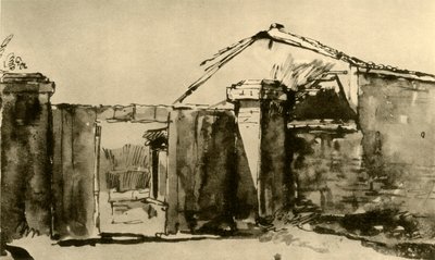 Entrance to a Farmyard, mid 18th century, 1928 by Giovanni Battista Tiepolo