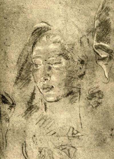 Head of a Young Woman by Giovanni Battista Tiepolo