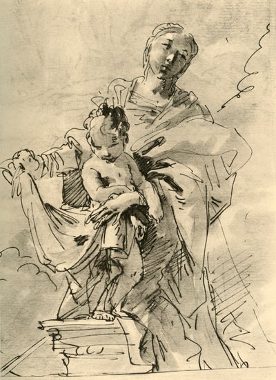 Madonna and Child by Giovanni Battista Tiepolo