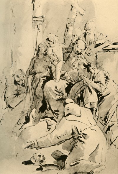 Madonna with Saints, mid 18th Century, 1928 by Giovanni Battista Tiepolo