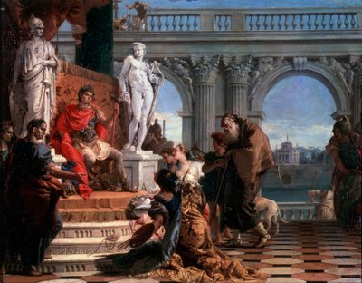 Maecenas presenting the Arts to Augustus by Giovanni Battista Tiepolo