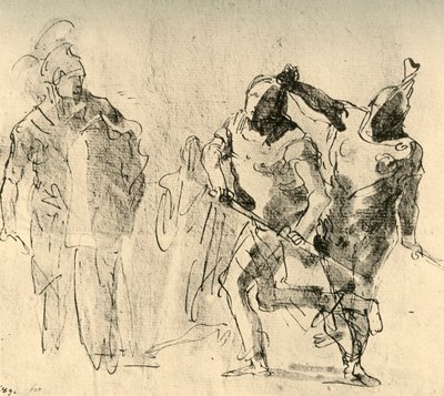 Minerva Checks the Wrath of Achilles by Giovanni Battista Tiepolo