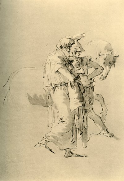 Old man and Young soldier, mid 18th century, 1928 by Giovanni Battista Tiepolo