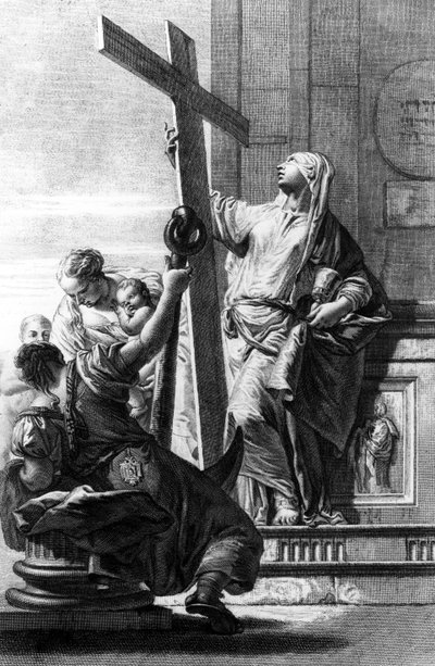 Personifications of Faith, Hope and Love, engraved by Pietro Monaco, c.1750 by Giovanni Battista Tiepolo