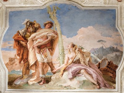 Rinaldo Abandoning Armida from the Room of Jerusalem Delivered in the Palazzina by Giovanni Battista Tiepolo