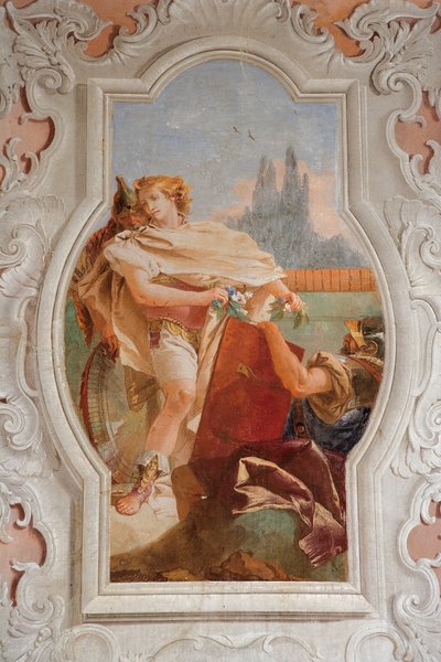 Rinaldo Ashamed of His Past from the Room of Jerusalem Delivered in the Palazzina by Giovanni Battista Tiepolo